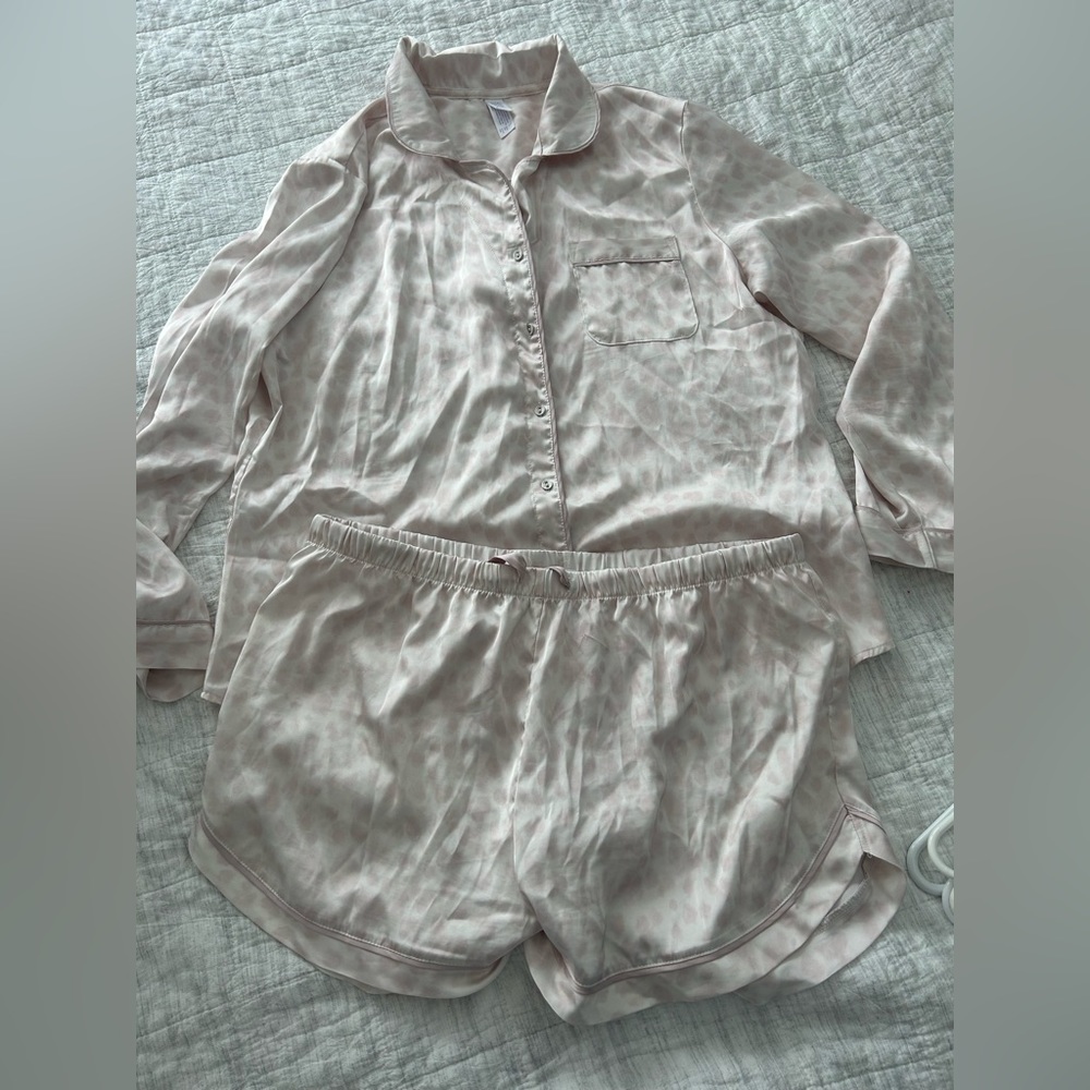 Satin pajamas